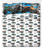 Monster Jam Queen Comforter Set 7 Piece Kids Bedding - Image 6