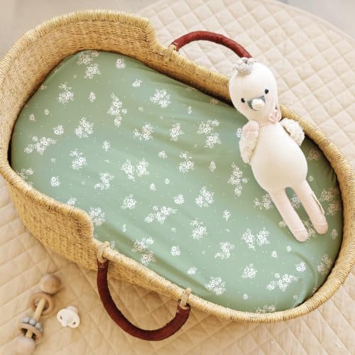 Sorrel + Fern Baby Bassinet Sheets 2-Pack - Image 3