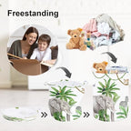Clastyle Kid Storage Basket Woodland Vine Animal Foldable Laundry Hamper - Image 3