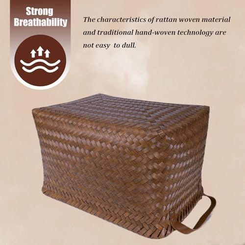 BROWNLILY Handwoven Wicker Storage Baskets - Image 5