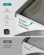 SONGMICS Storage Cubes, 13-Inch Foldable Closet Organizers - Image 3