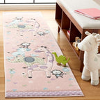 SAFAVIEH Carousel Kids Collection Runner Rug - Image 2