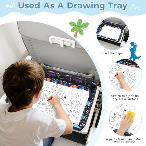COOLBEBE Airplane Tray Table Cover, Foldable Travel Tray Cover - Image 3