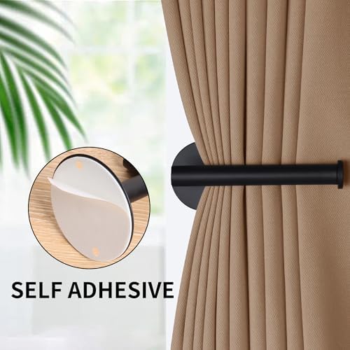 Groleca 2 Pack Curtain Holdbacks No Drill Curtain Tiebacks - Image 2