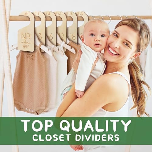 Wooden Double-Sided Baby Closet Dividers - Image 3