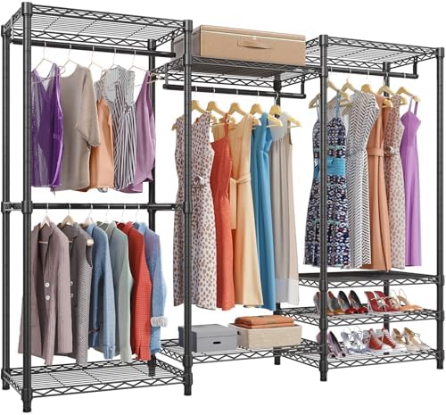 VIPEK V5 Heavy Duty Clothes Rack, Freestanding Modular Closet System by VIPEK