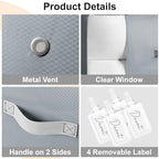 Comforter Storage Bag - 130L Large Capacity Blanket Storage Bags 3-Layer Ultra - Image 6