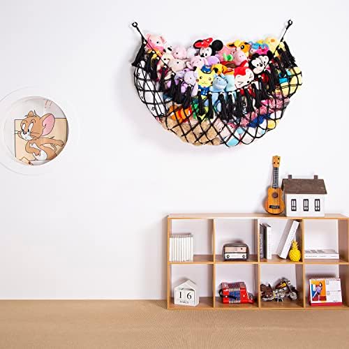 YKBU Large Stuffed Animal Net or Hammock Macrame Toy Display Plush Toy Holder - Image 2