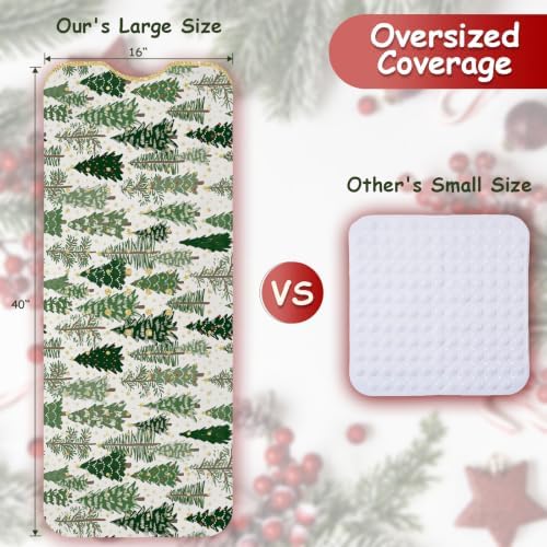 Bathtub Mat Non Slip, Christmas Tree Extra Long Bath tub Mat Shower Floor Mat - Image 2