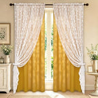 ASPMIZ Linen Curtains for Living Room Double Layer Curtains - Image 7