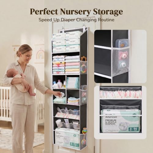 6-in-1 Over Door Hanging Organizer - Image 4