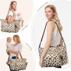 Diaper Bag Tote, Large Baby Hospital Bag - Image 2