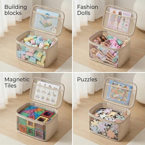 holay 4 Pack Clear Toy Storage Bags - Image 6