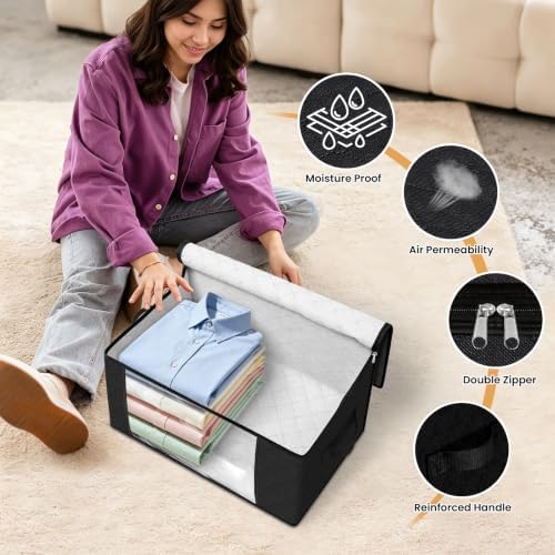 Fab totes 35L Closet Organizers, Foldable Under Bed Storage Containers - Image 6