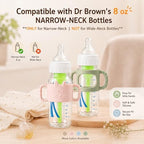 Andy Bear 4 Pack Silicone Baby Bottle Handles Compatible - Image 3