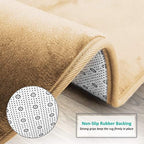 Clara Clark Bathroom Rugs, Velvet Memory Foam Bath Mat, Machine Washable Bath - Image 4