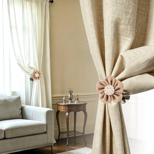 SRG Curtain Tiebacks for Curtains 2 Pack, Decorative Curtain Holdbacks for - Image 5