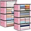 Fab totes 35L Closet Organizers, Foldable Under Bed Storage Containers by Fabtotes