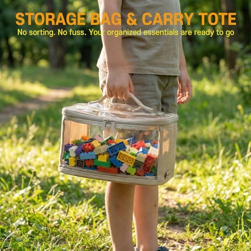 holay 4 Pack Clear Toy Storage Bags - Image 5