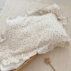 BuLuTu Muslin Cotton Pink Floral Pillow Cases King - Image 2