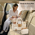 PeraBella Baby Diaper Caddy Organizer, Baby Basket Shower Gift, Portable - Image 5