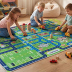 Esup 4'x6' Non-Slip Kids Rugs Safety Carpet Educational Playground Mat by Esup