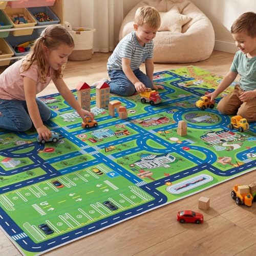 Esup 4'x6' Non-Slip Kids Rugs Safety Carpet Educational Playground Mat by Esup