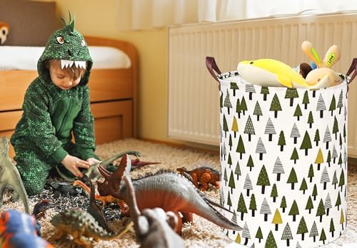 MAIZMZ Girls Storage Basket Laundry Hamper Gifts Organizer Bins Toy Box Laundry - Image 5