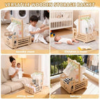 Wooden Baby Shower Crate Closet - Image 7