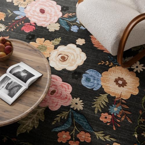 3x5 Washable Area Rugs for Bedroom: Entryway Rug Non Slip Soft Throw Carpet - Image 3