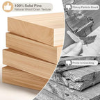 Toddler Bookshelf 4 Tier Solid Wood Montessori Nursery Book Organizer Kids - Image 3
