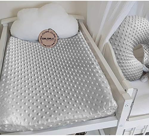 Owlowla Changing Pad Cover, Soft Minky Dots Changing Table Sheets - Image 5