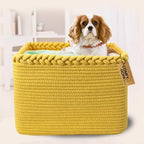 COMFY-HOMI Cotton Rope Woven Basket - Image 2