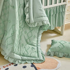 AIKASY The Ruffled Shabby Crib Bedding Set - Image 6