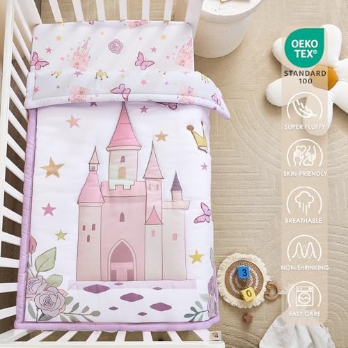 3-Piece Crib Bedding Set for Girls - Image 3