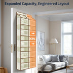 Yecaye 5-Tier Over The Door Organizer Dual-Column, 80lbs Load Over the Door - Image 4