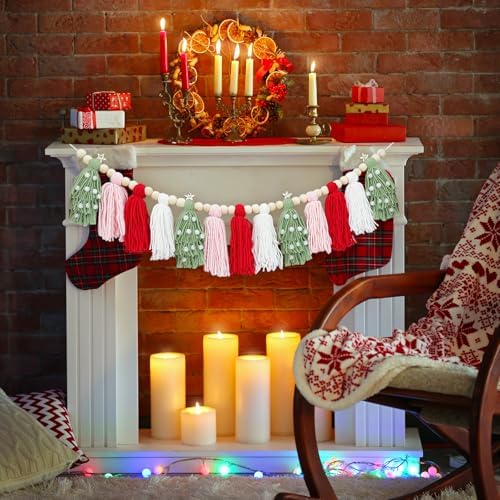 Boho Tassel Christmas Garland - Image 4