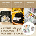 Clear Hard Shell Zipper Pouches, Hard Case Pouches - Image 5