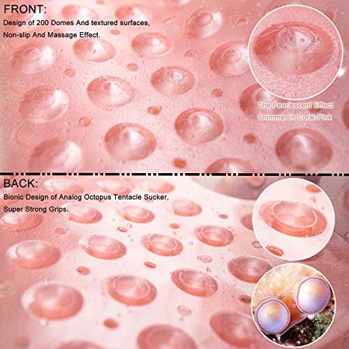 TEESHLY Bathtub Mats for Shower Tub, Extra Long Non-Slip 39 x 16 Inch Bath Mat - Image 3