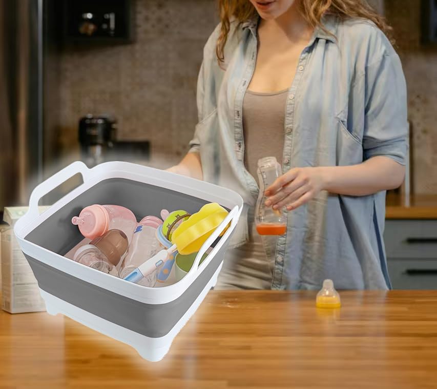 GIMWA 2.4Gal Collapsible Dish Basin - Image 2