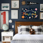 Playroom Wall Decor, Kids Toddler Boy Playroom Space Nursery Decor Hanging - Image 4