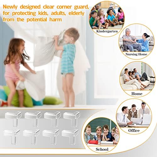 24 Pack Corner Protectors Baby Proofing Clear Corner Guards Table Corner - Image 6
