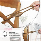 Magnetic Curtain Tiebacks Rope Decorative Holdbacks - Image 4
