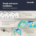 homerella Square Shower Mat Non Slip Anti Mold 21x21 Anti Slip Shower Mat - Image 4