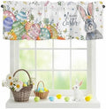 Vandarllin Easter Kitchen Curtains Valances by VandarllinHomeKitchenDecor