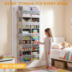 Ofiray-home 5-Tier Over Door Organizer, 10-Compartment Wide Storage Rack - Image 6