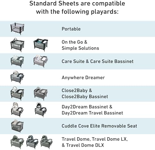 Graco® Pack ‘n Play® Playard Fitted Sheets - Image 3