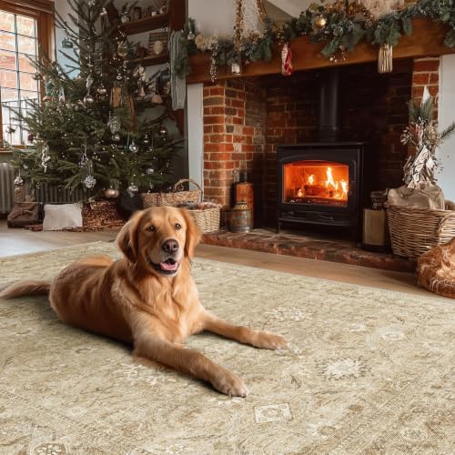 3x5 Washable Area Rugs for Bedroom: Entryway Rug Non Slip Soft Boho Carpet - Image 5