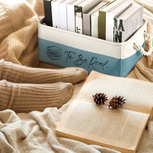 Marsui 1 Pcs TBR Basket Book Storage Bin Bookish Gifts - Image 5