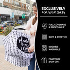 Metplus Baby Car Seat Cover, No Touch Sign Carseat Canopy & Nursing Covers - Image 3